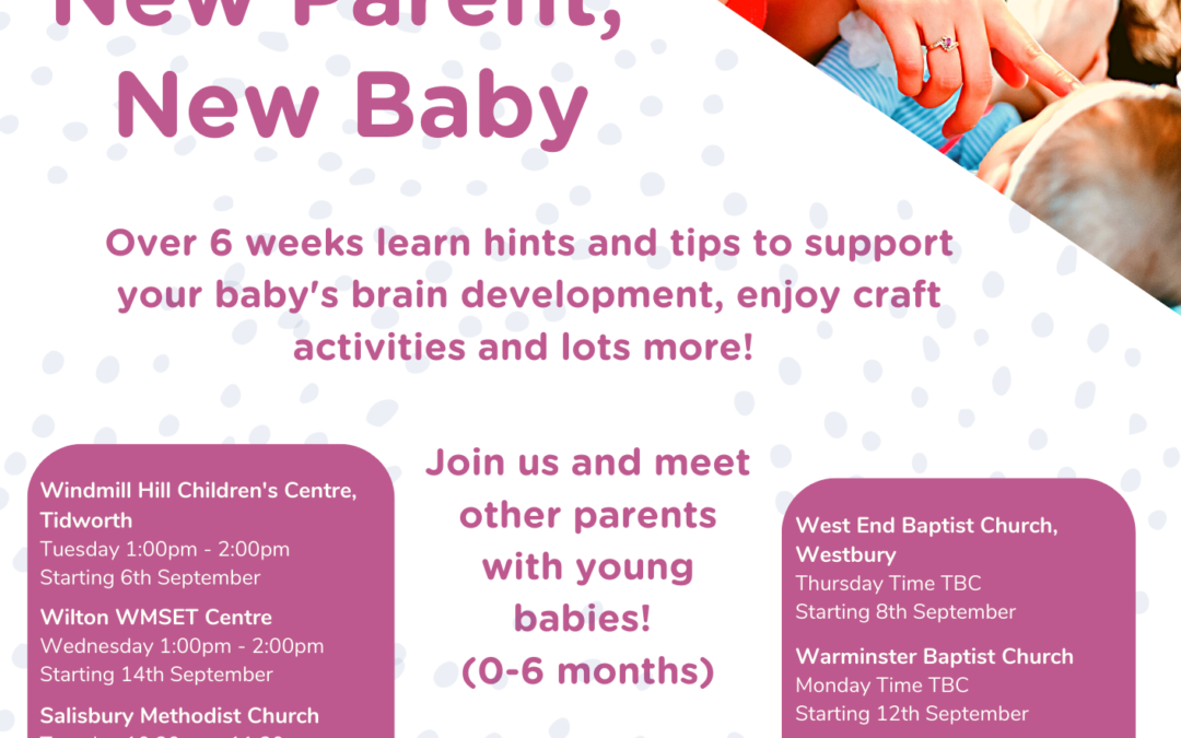 New Parent New Baby – New dates for September